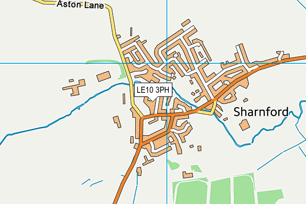 LE10 3PH map - OS VectorMap District (Ordnance Survey)