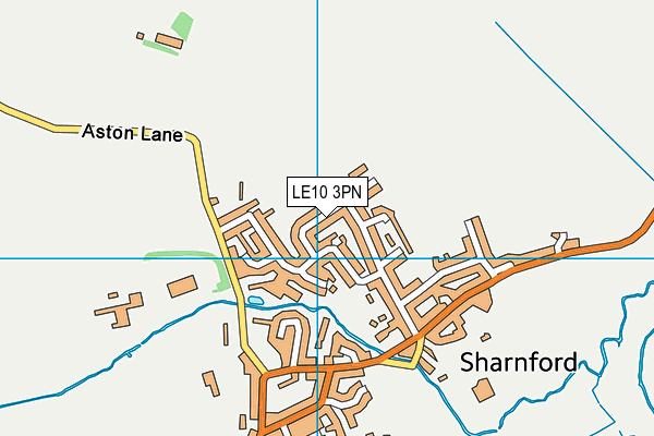 LE10 3PN map - OS VectorMap District (Ordnance Survey)
