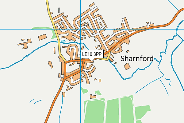 LE10 3PP map - OS VectorMap District (Ordnance Survey)