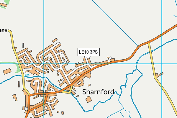 LE10 3PS map - OS VectorMap District (Ordnance Survey)