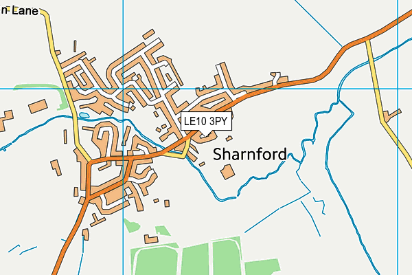 LE10 3PY map - OS VectorMap District (Ordnance Survey)