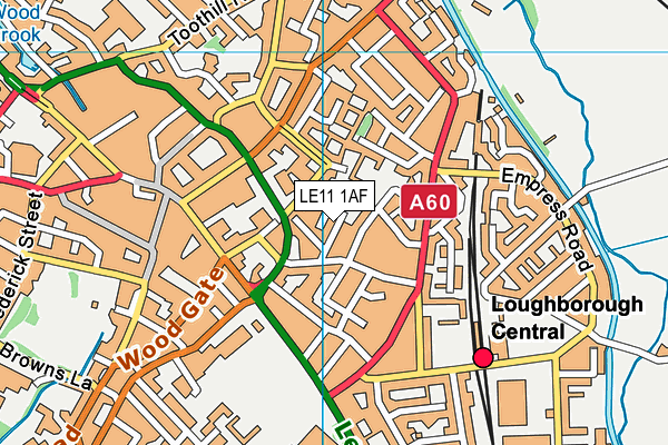Cobden Primary School & Community Centre map (LE11 1AF) - OS VectorMap District (Ordnance Survey)
