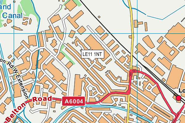 LE11 1NT map - OS VectorMap District (Ordnance Survey)
