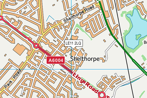 LE11 2LQ map - OS VectorMap District (Ordnance Survey)