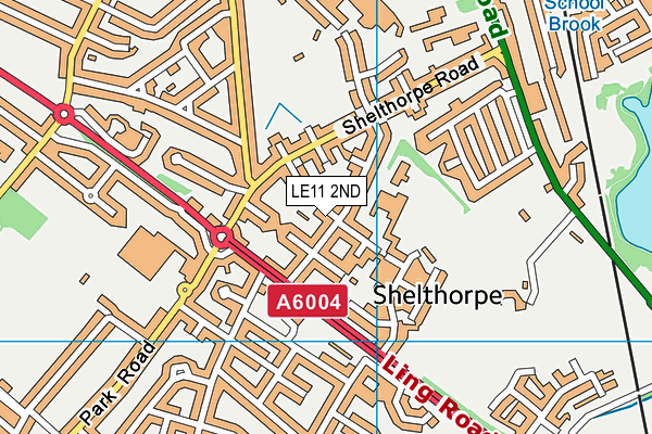 LE11 2ND map - OS VectorMap District (Ordnance Survey)