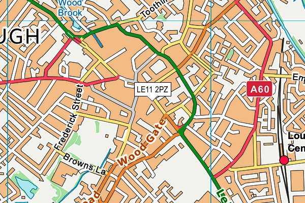 Jim Play map (LE11 2PZ) - OS VectorMap District (Ordnance Survey)