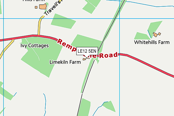 LE12 5EN map - OS VectorMap District (Ordnance Survey)