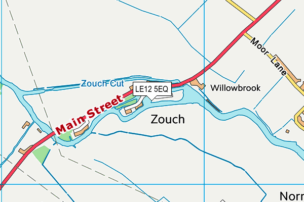 Map of ZOUCH MILL MANAGEMENT COMPANY LIMITED at district scale