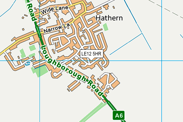 LE12 5HR map - OS VectorMap District (Ordnance Survey)