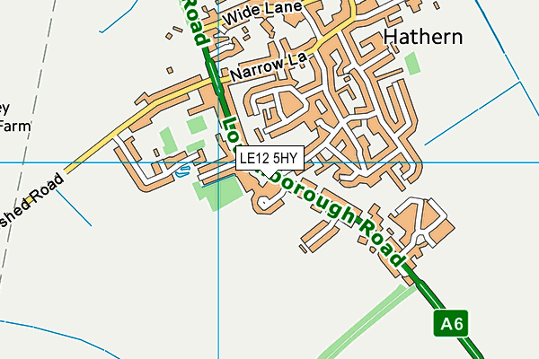 Map of DEW DROP, HATHERN LIMITED at district scale
