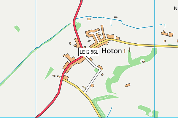 LE12 5SL map - OS VectorMap District (Ordnance Survey)