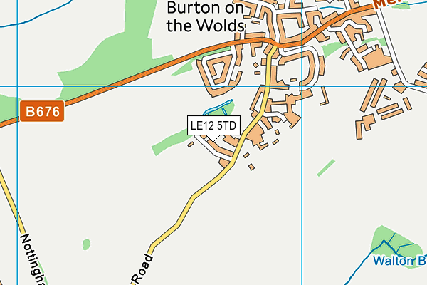 Towles Field map (LE12 5TD) - OS VectorMap District (Ordnance Survey)