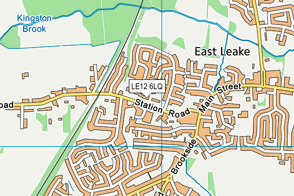 LE12 6LQ map - OS VectorMap District (Ordnance Survey)