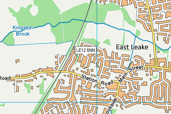 LE12 6NN map - OS VectorMap District (Ordnance Survey)