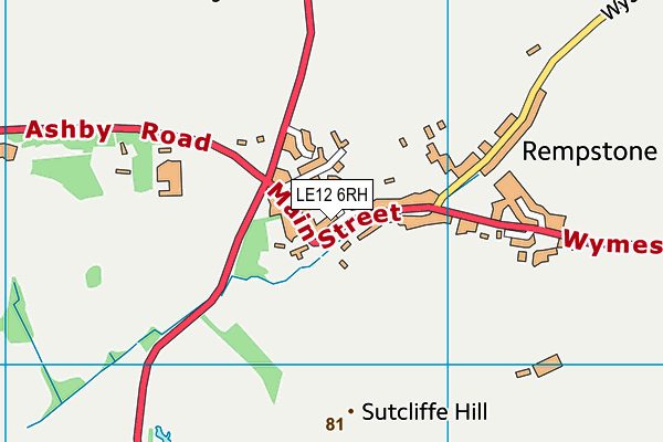 Map of THE GUESTHOUSE AT REMPSTONE LIMITED at district scale