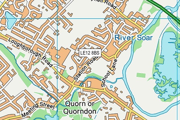 Map of JOHN DORY'S QUORN LTD at district scale