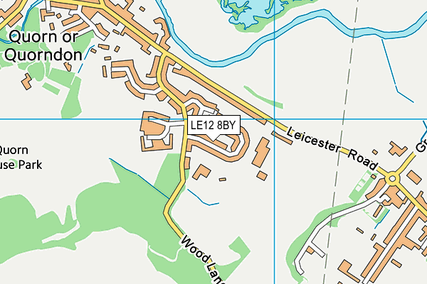 Map of UNITT QUORN LIMITED at district scale