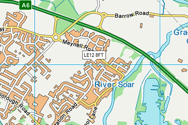 Map of BLOXHAM, BROOKS & BAILEY LTD at district scale