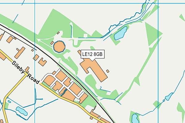 LE12 8GB map - OS VectorMap District (Ordnance Survey)