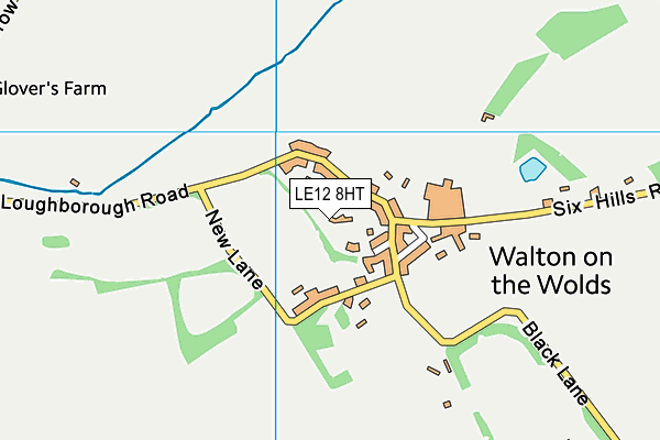Map of THE ANCHOR INN WALTON LIMITED at district scale
