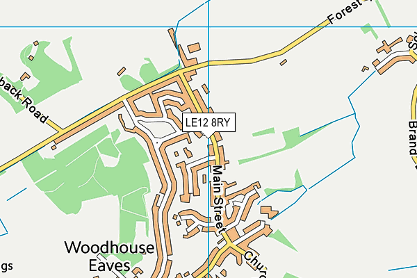 Map of APPLE & PEAR (WOODHOUSE ) LTD at district scale