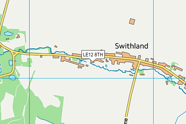LE12 8TH map - OS VectorMap District (Ordnance Survey)