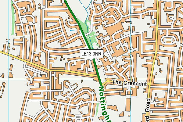 LE13 0NR map - OS VectorMap District (Ordnance Survey)