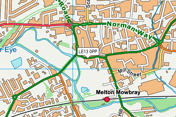 Wilton Park map (LE13 0PP) - OS VectorMap District (Ordnance Survey)