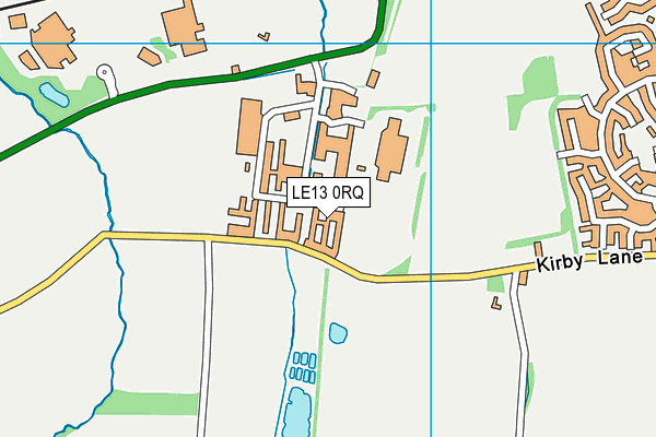 LE13 0RQ map - OS VectorMap District (Ordnance Survey)