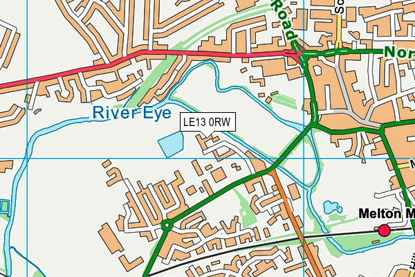 Egerton Park Sports Ground map (LE13 0RW) - OS VectorMap District (Ordnance Survey)