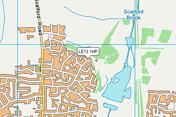 Melton Country Park map (LE13 1HP) - OS VectorMap District (Ordnance Survey)