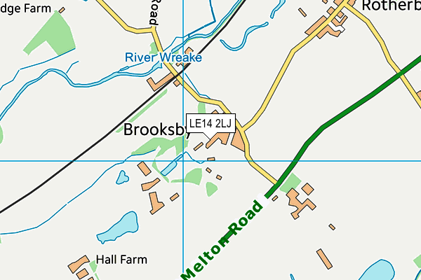 Smb College Group (Brooksby Campus) map (LE14 2LJ) - OS VectorMap District (Ordnance Survey)