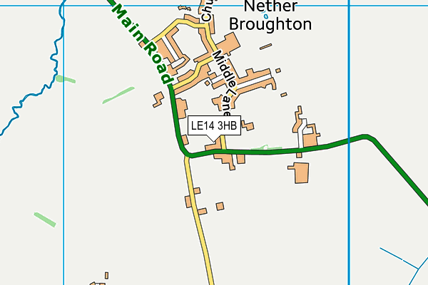 Map of THE ANCHOR INN MM LIMITED at district scale