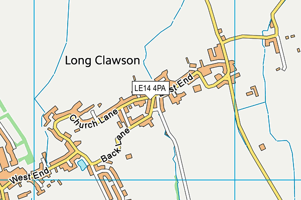 Map of LONG CLAWSON MEDICAL SERVICES LIMITED at district scale