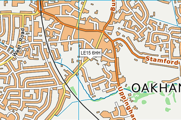 Lime Kilms Ground map (LE15 6HH) - OS VectorMap District (Ordnance Survey)