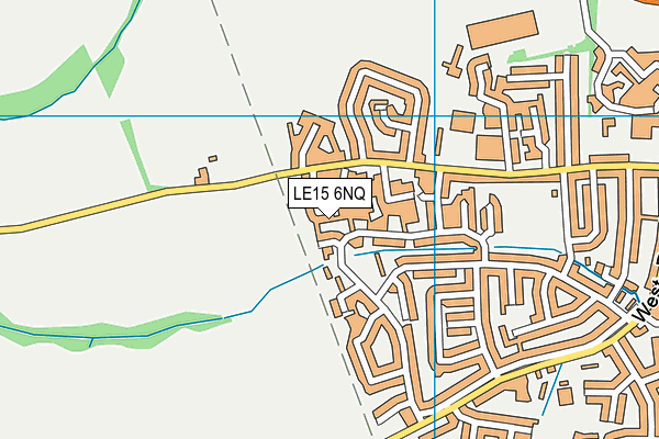 LE15 6NQ map - OS VectorMap District (Ordnance Survey)
