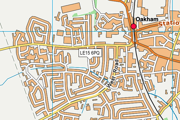 Body Power Fitness (Closed) map (LE15 6PQ) - OS VectorMap District (Ordnance Survey)