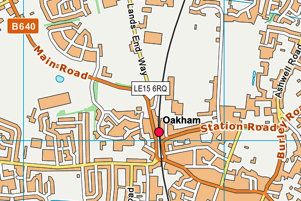 LE15 6RQ map - OS VectorMap District (Ordnance Survey)