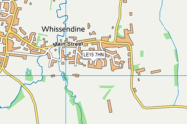 LE15 7HN map - OS VectorMap District (Ordnance Survey)