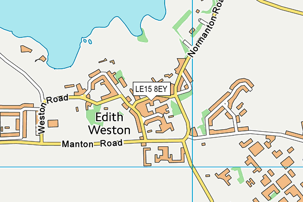 LE15 8EY map - OS VectorMap District (Ordnance Survey)