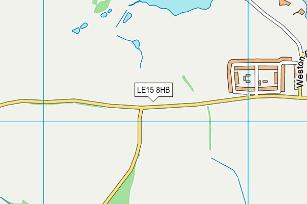 LE15 8HB map - OS VectorMap District (Ordnance Survey)