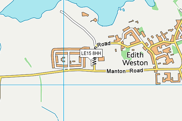 LE15 8HH map - OS VectorMap District (Ordnance Survey)