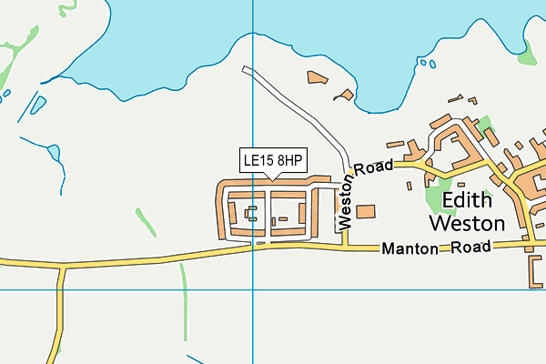 LE15 8HP map - OS VectorMap District (Ordnance Survey)