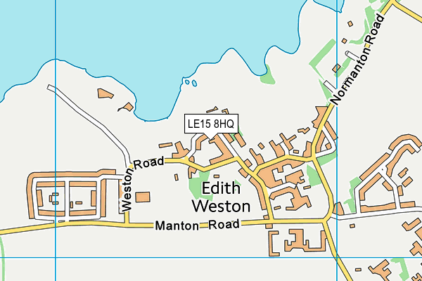 LE15 8HQ map - OS VectorMap District (Ordnance Survey)