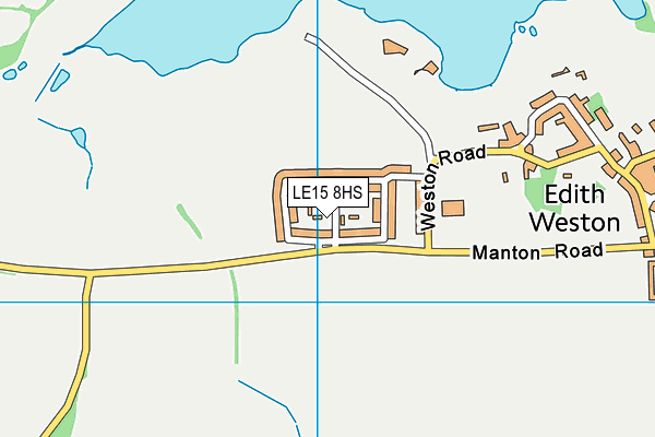 LE15 8HS map - OS VectorMap District (Ordnance Survey)