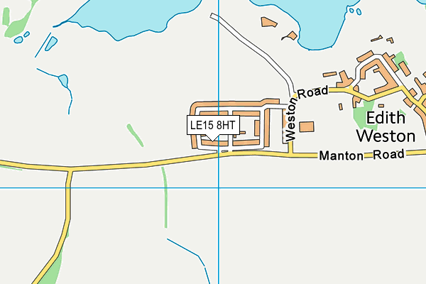 LE15 8HT map - OS VectorMap District (Ordnance Survey)