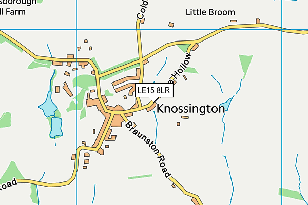 LE15 8LR map - OS VectorMap District (Ordnance Survey)