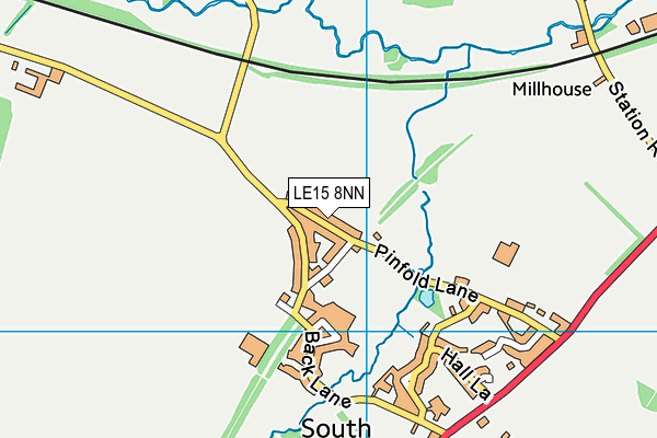 LE15 8NN map - OS VectorMap District (Ordnance Survey)