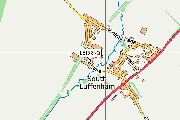 LE15 8NQ map - OS VectorMap District (Ordnance Survey)