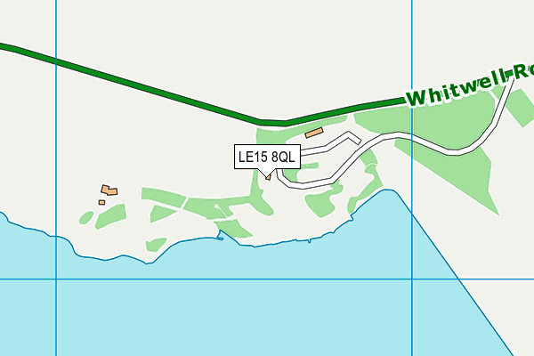 LE15 8QL map - OS VectorMap District (Ordnance Survey)